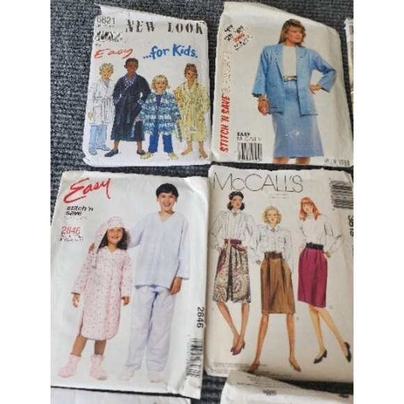 Lot of 16 Assorted Sewing Patterns Uncut And Cut - Picture 5 of 10